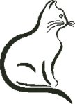 (image for) Cat Outline Silhouette